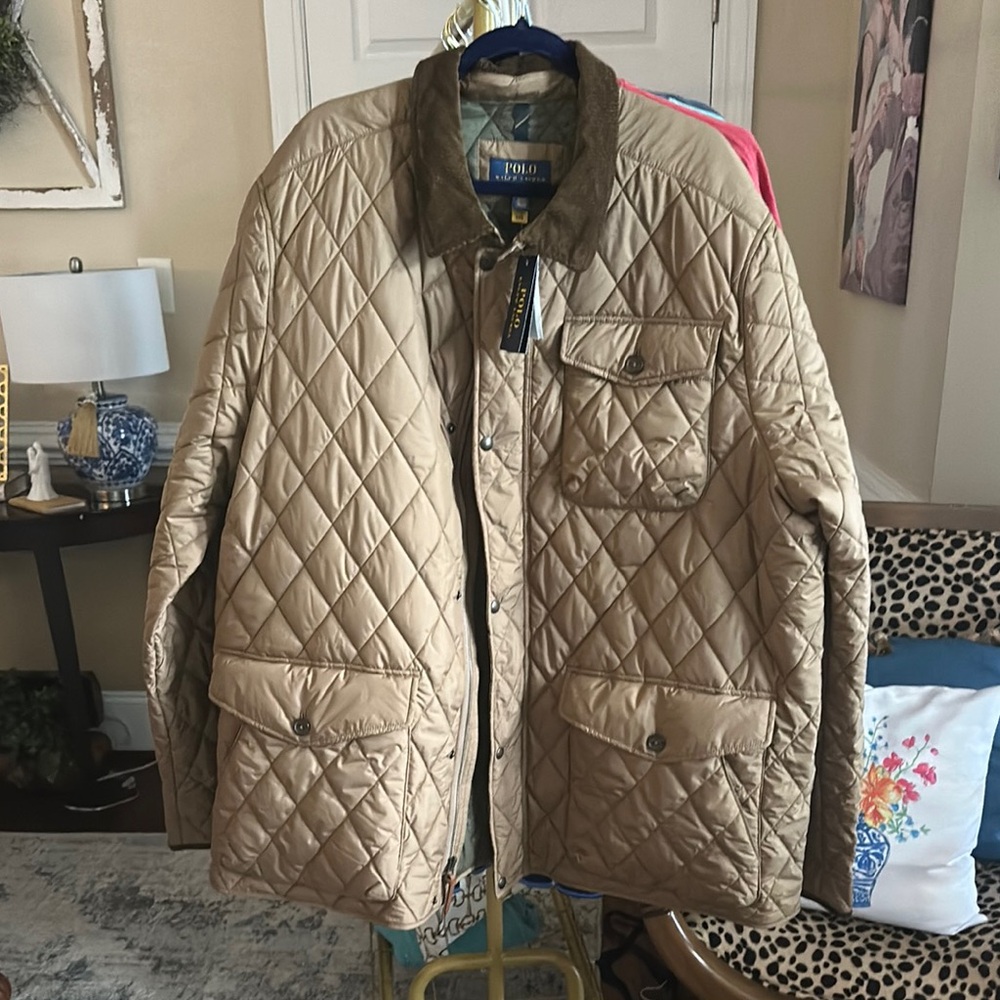 Polo by Ralph Lauren Quilted Tan Jacket for Men